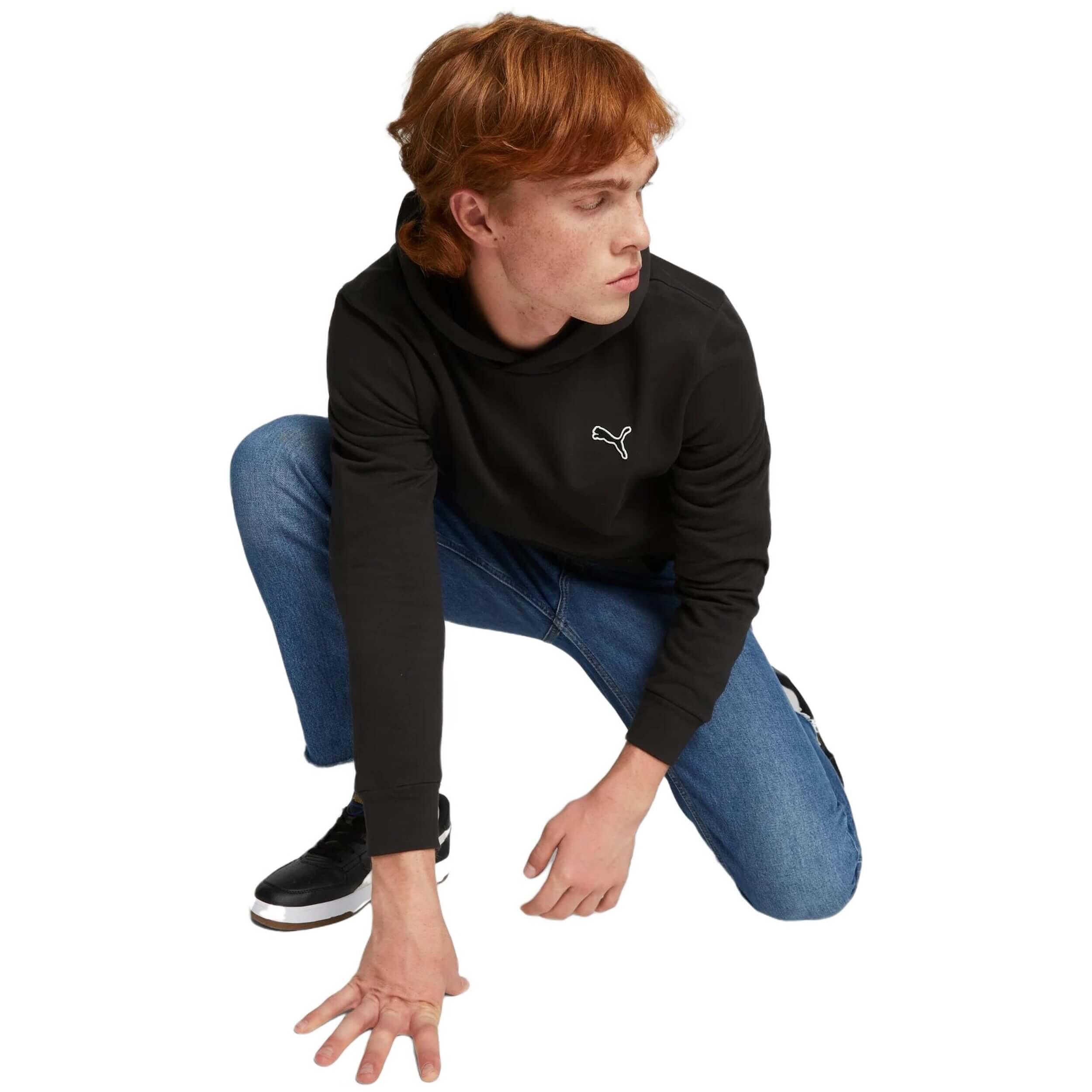 Sweatshirts à capuche en polaire pour homme Puma Better Essentials Orange 4/5
