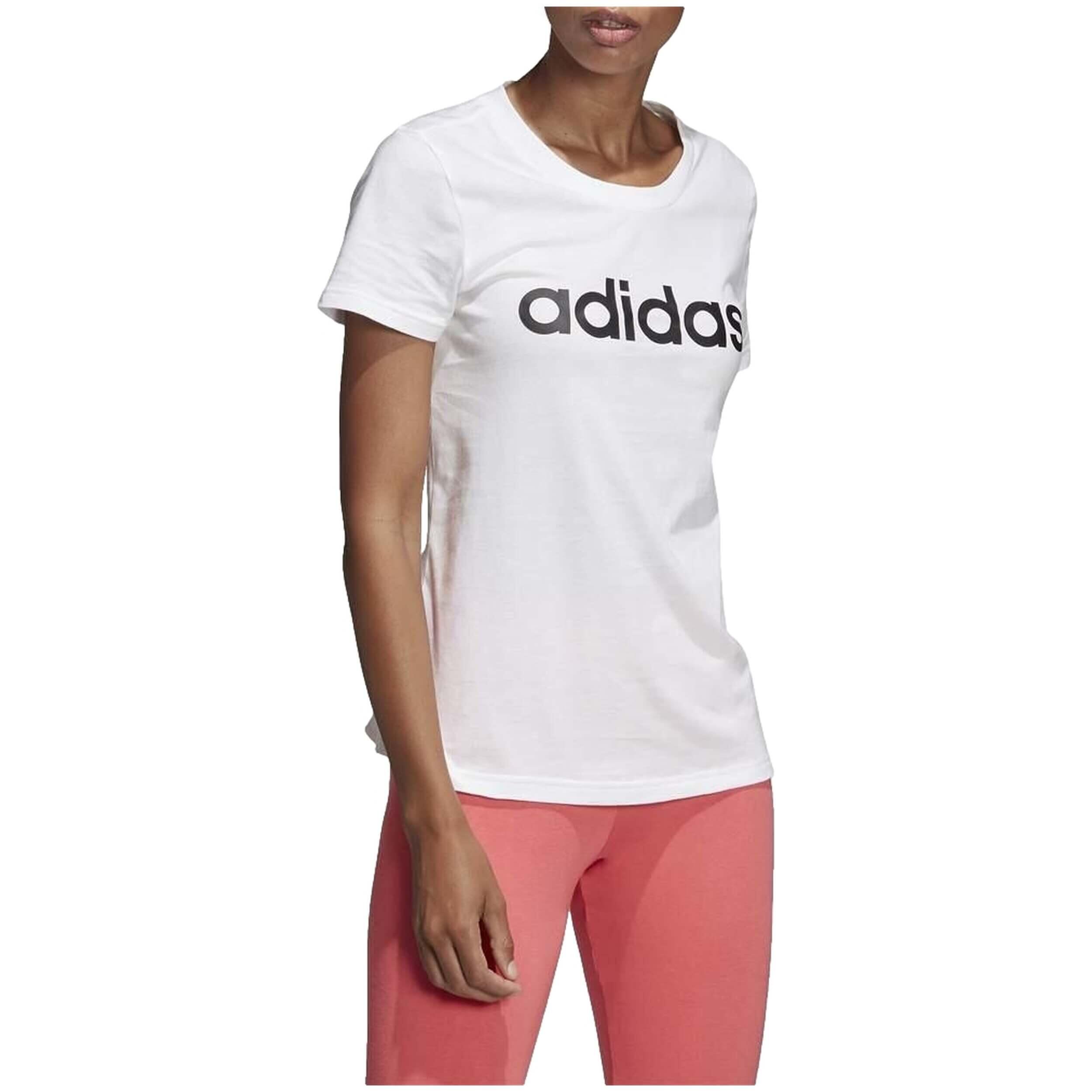 T-shirt à manches courtes femme Adidas W E LIIN SLIM T DU0629 4/5