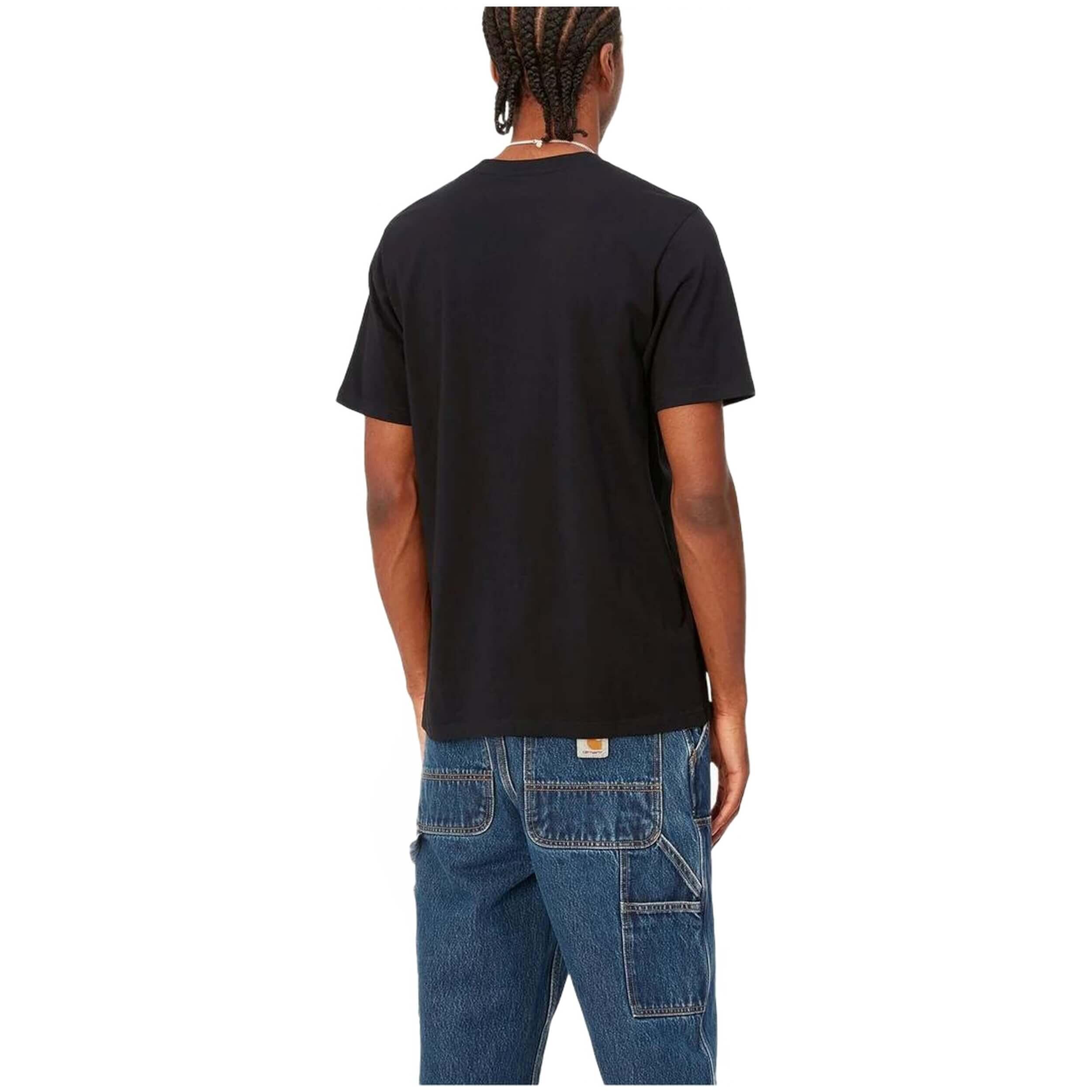 Camiseta de manga corta Carhartt wip modelo I030434-BLACK para hombre 4/6