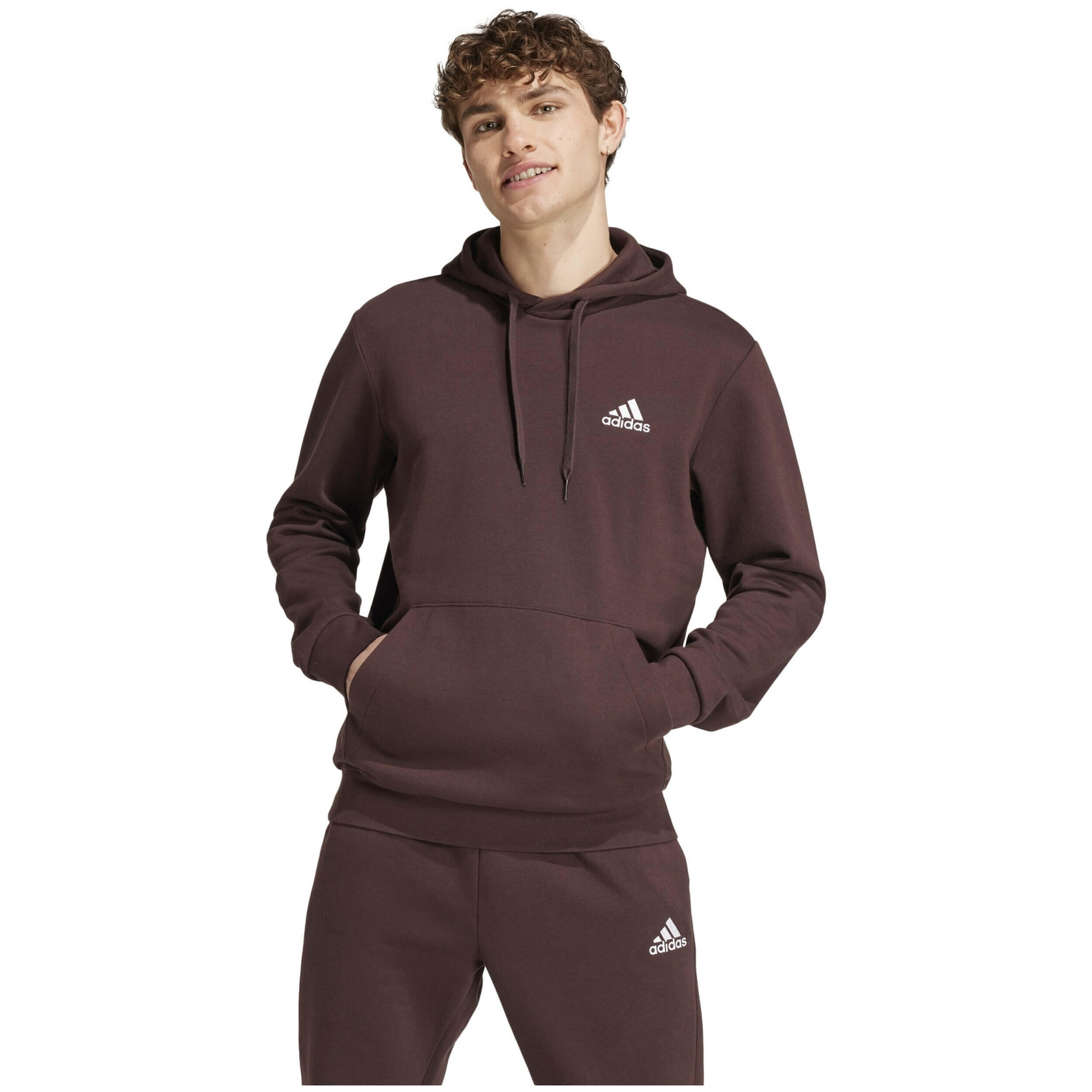 Felpa con cappuccio Adidas modello IZ4758 per uomini 2/5
