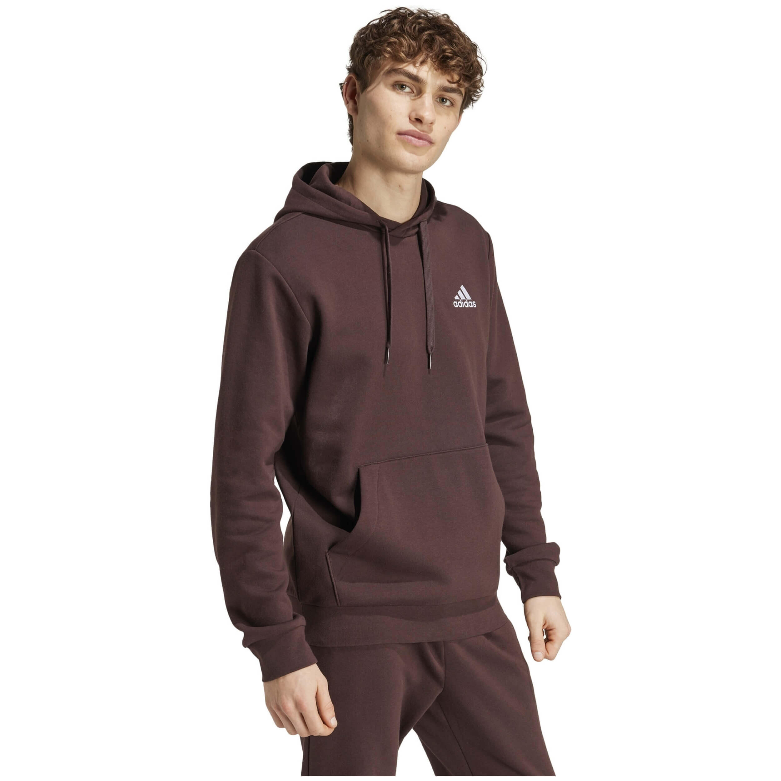 Felpa con cappuccio Adidas modello IZ4758 per uomini 3/5
