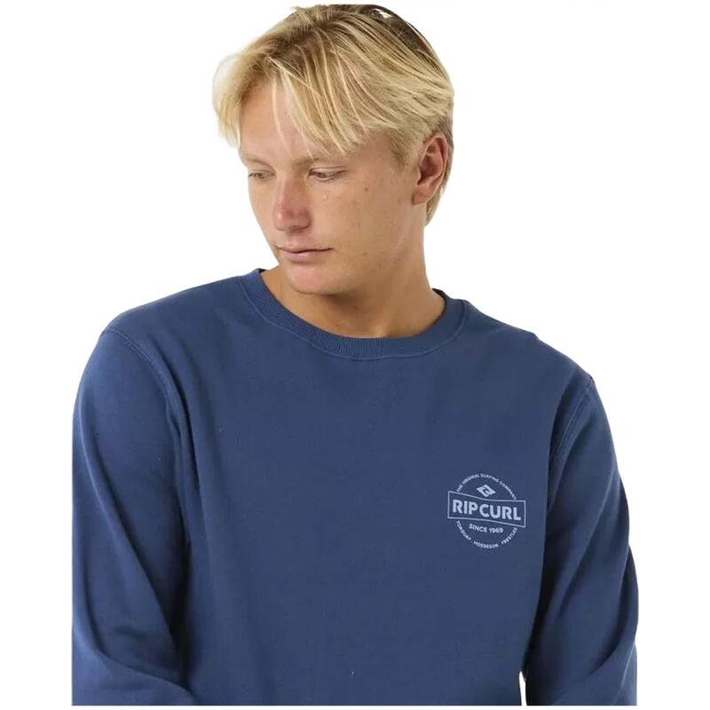 Rip Curl Stapler Crew - Washed Navy