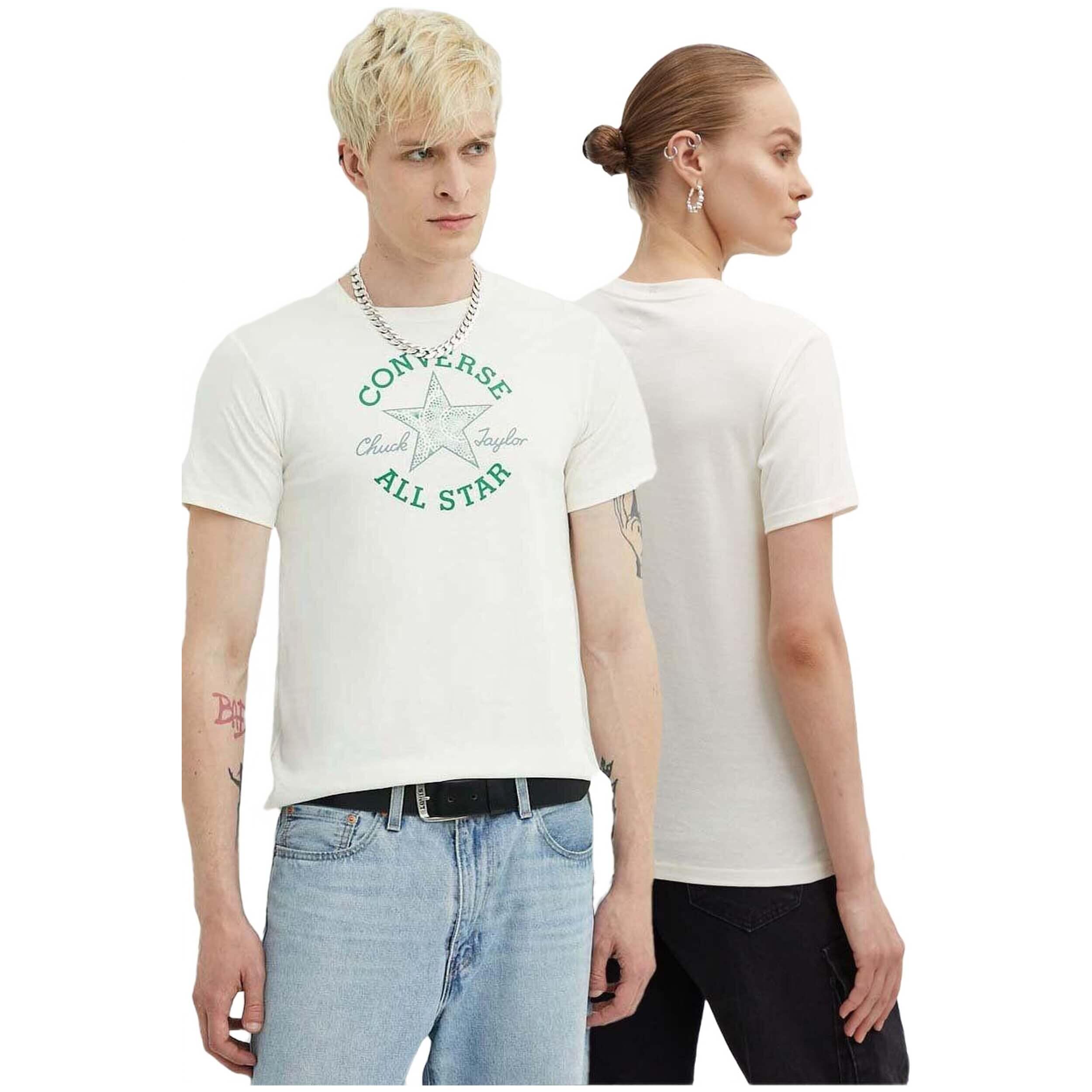 T-shirt pour homme Converse chuck patch jaune 3/5