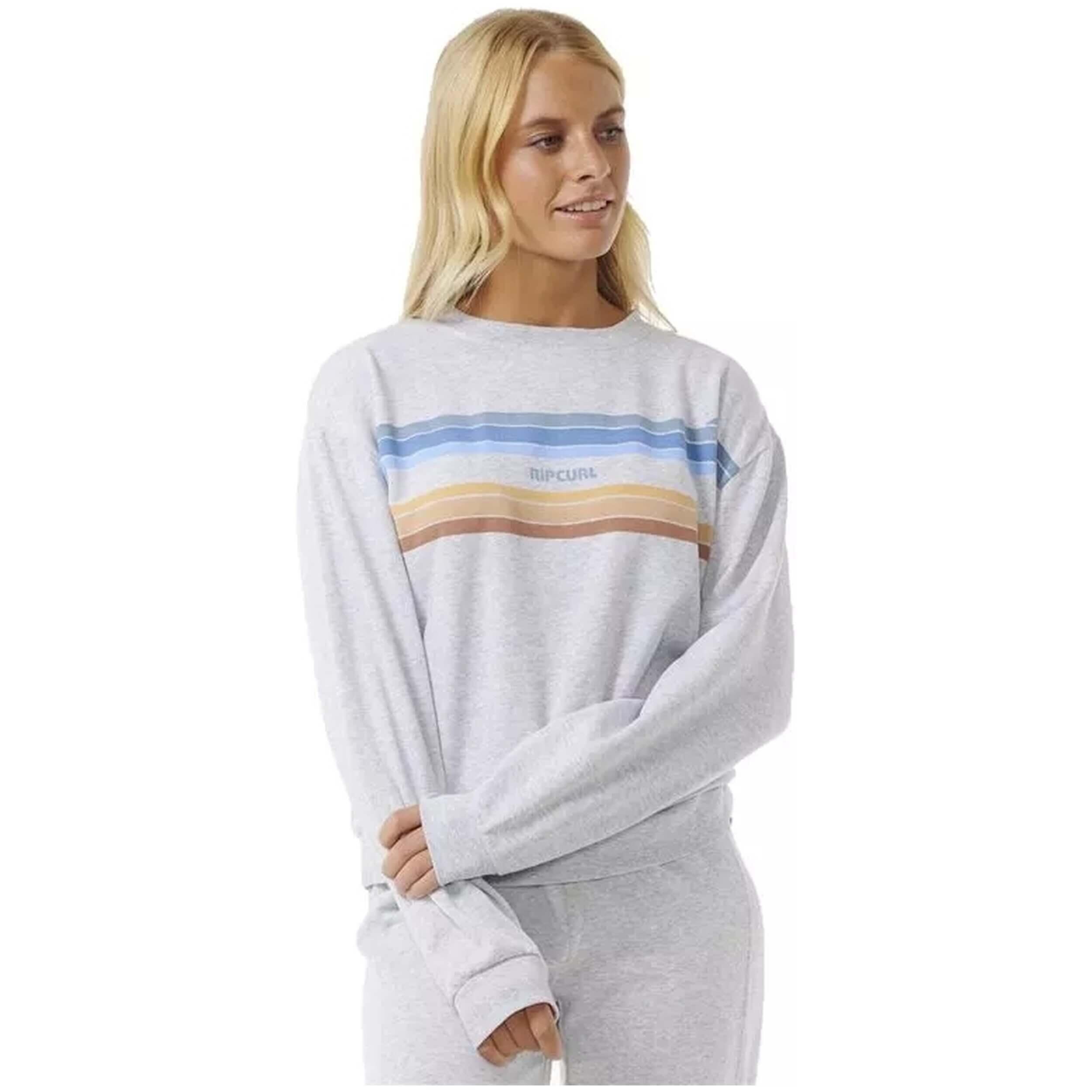 Rip Curl - Sweat Rip Curl High Tide Surf Pour Femmes - Sweat-shirt - Blanc - Decathlon