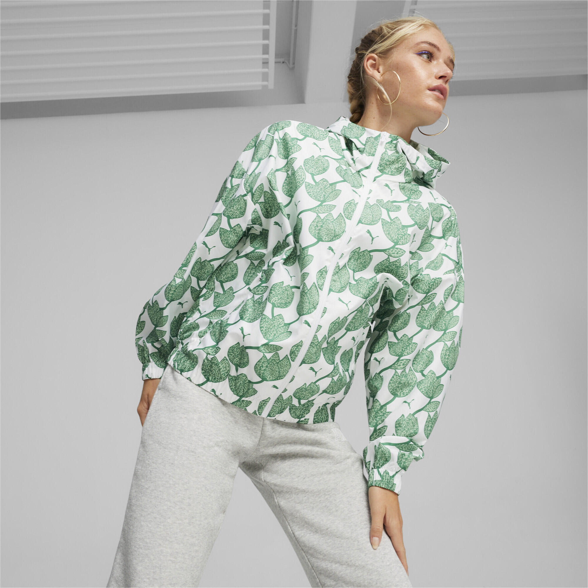 Chaqueta Puma Blossom All-Over Print para mujer 3/7