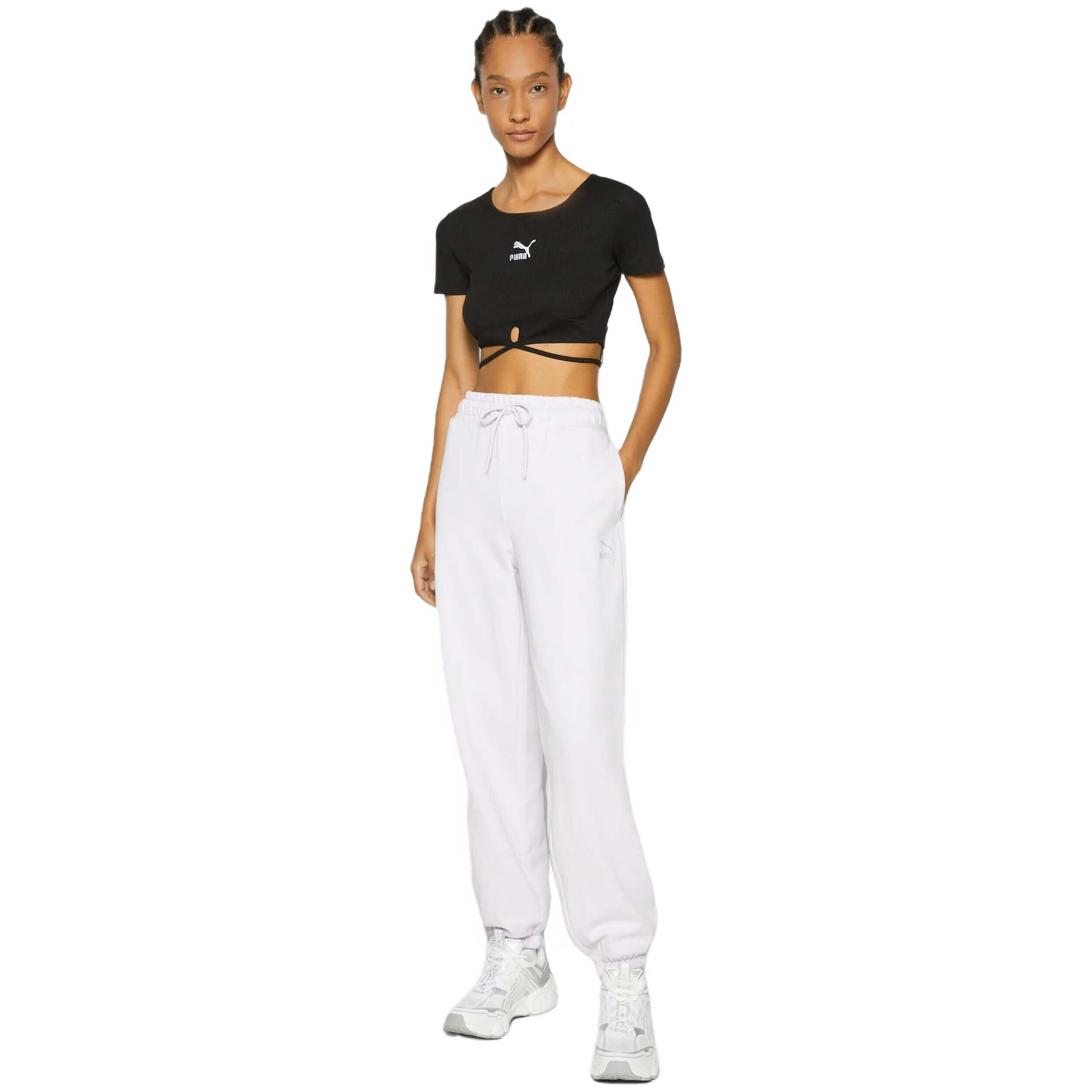 Top para Mujer Puma Classics ribbed Negro 5/5