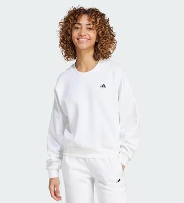 Sudaderas jerseys polares para Mujer Adidas sl fc Blanco
