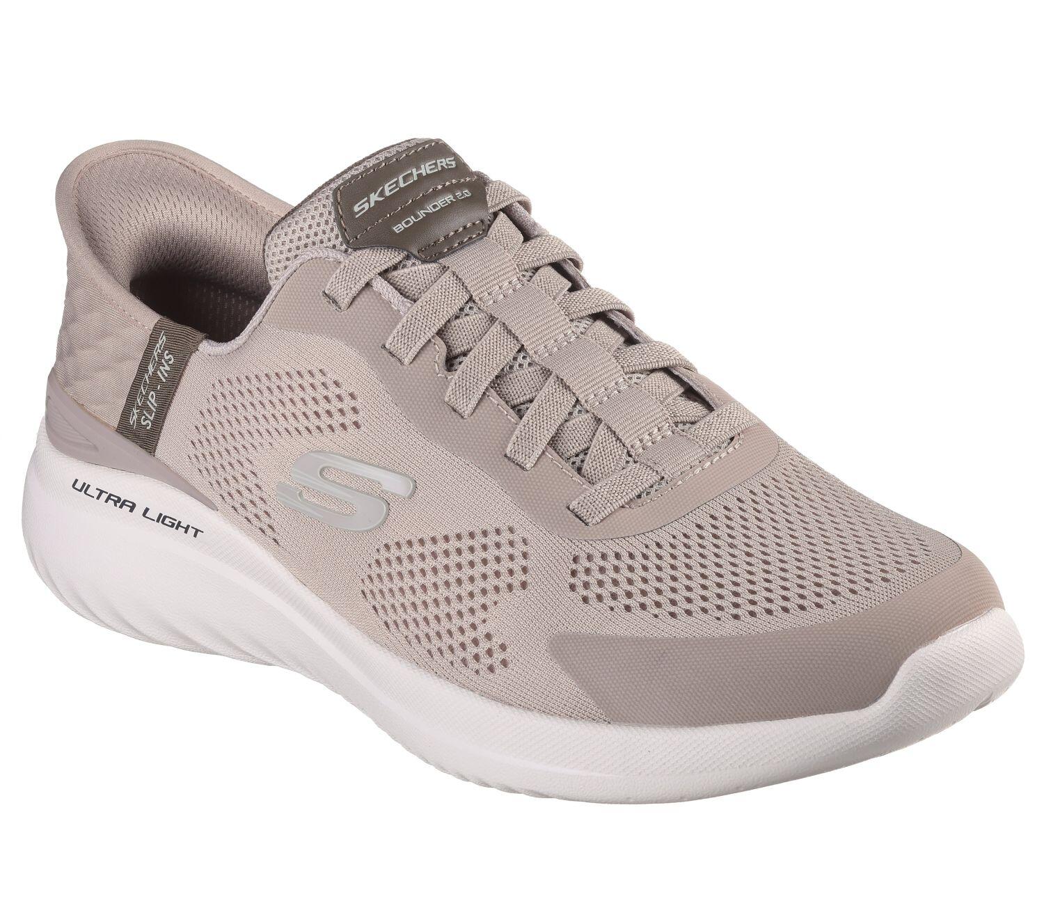 SKECHERS Heren BOUNDER 2.0 EMERGED Slip-On Taupe