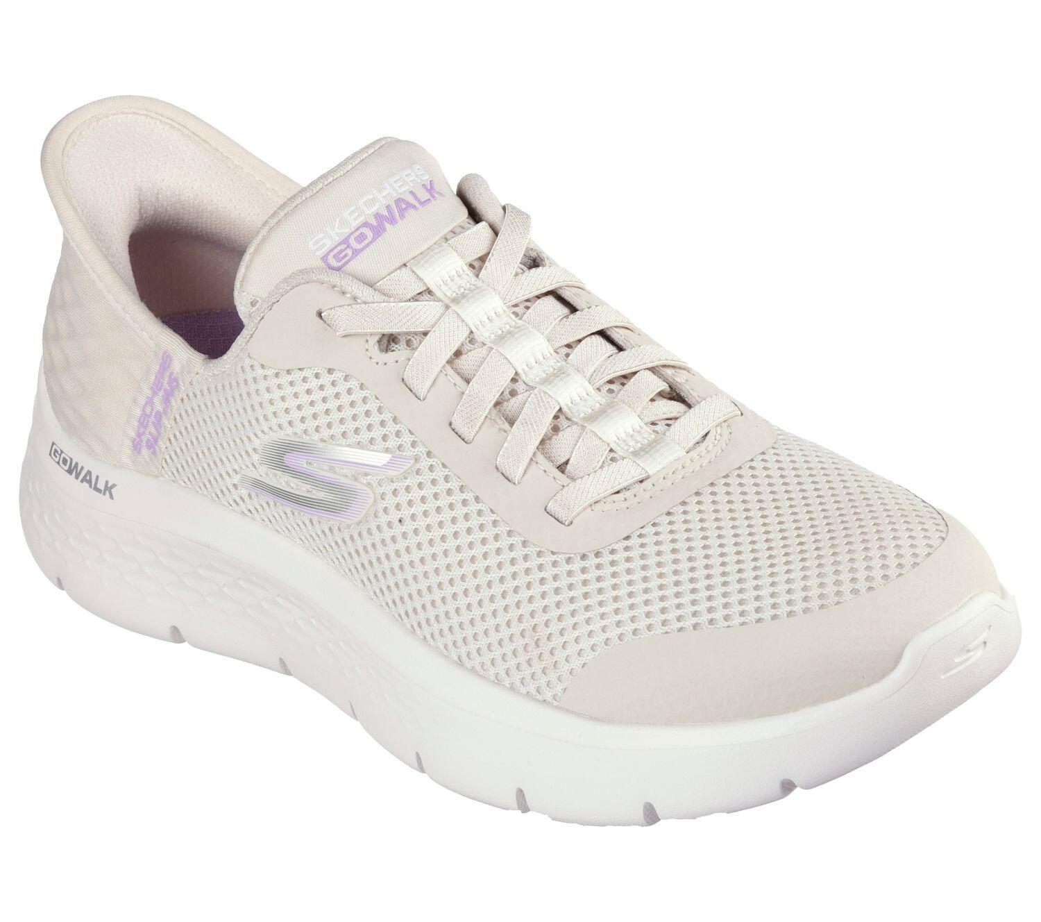 SKECHERS Damen GO WALK FLEX GRAND ENTRY Slip-On Weiß