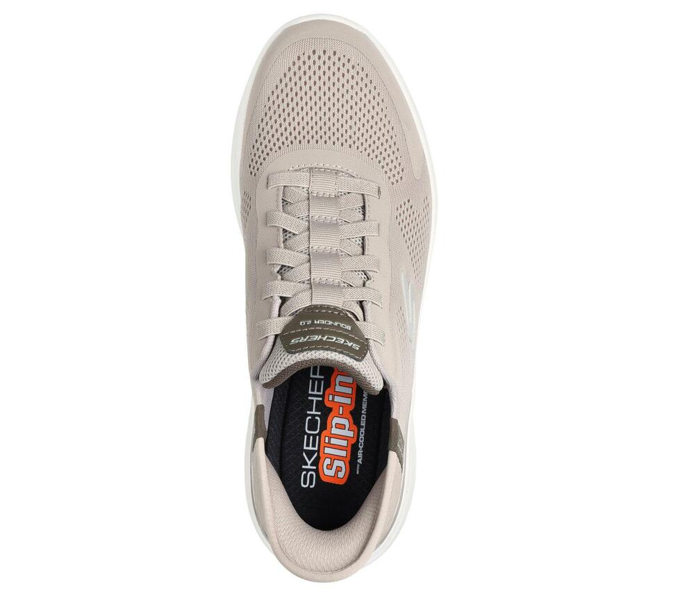 Męskie BOUNDER 2.0 EMERGED Slip-On Taupe