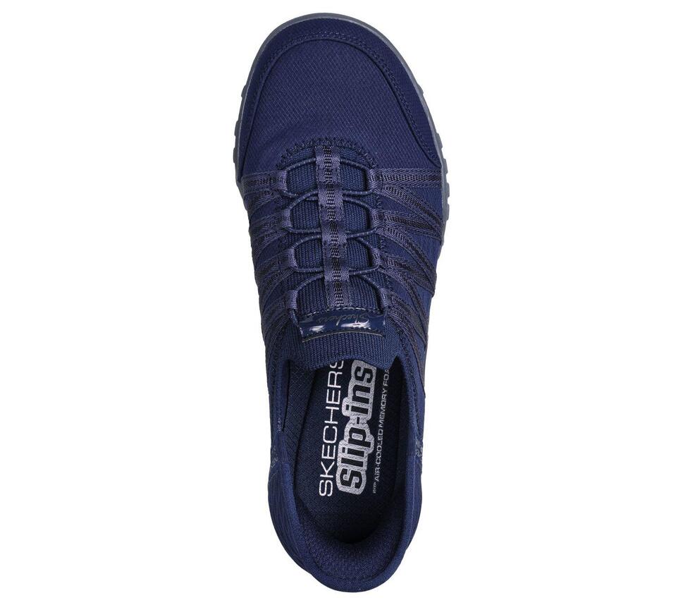 Damskie BREATHE-EASY ROLL-WITH-ME Slip-On Granatowy