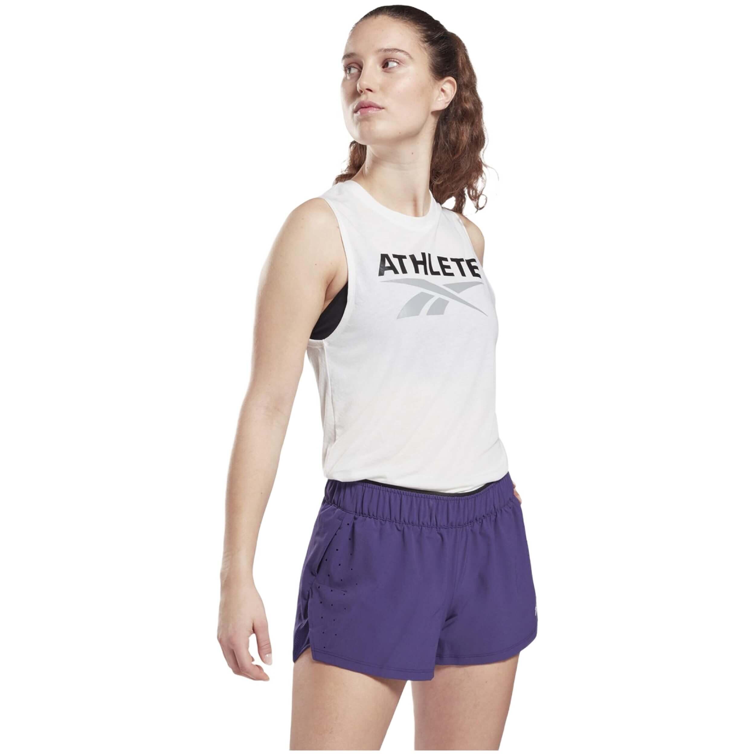 Camiseta sem mangas para Mulher Reebok Athelte Branco 4/5