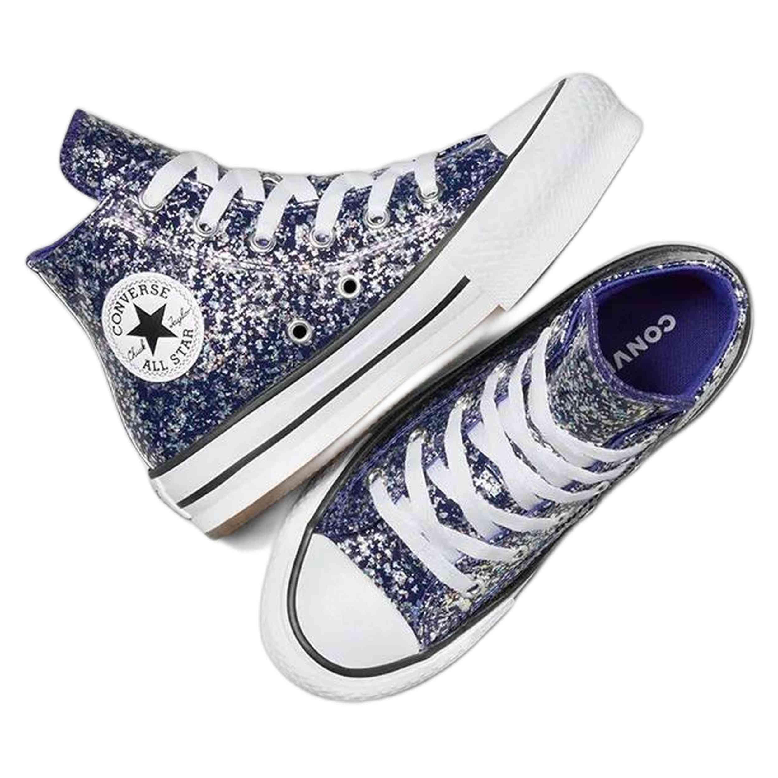 Chaussures de fille Converse Eva violettes 3/5