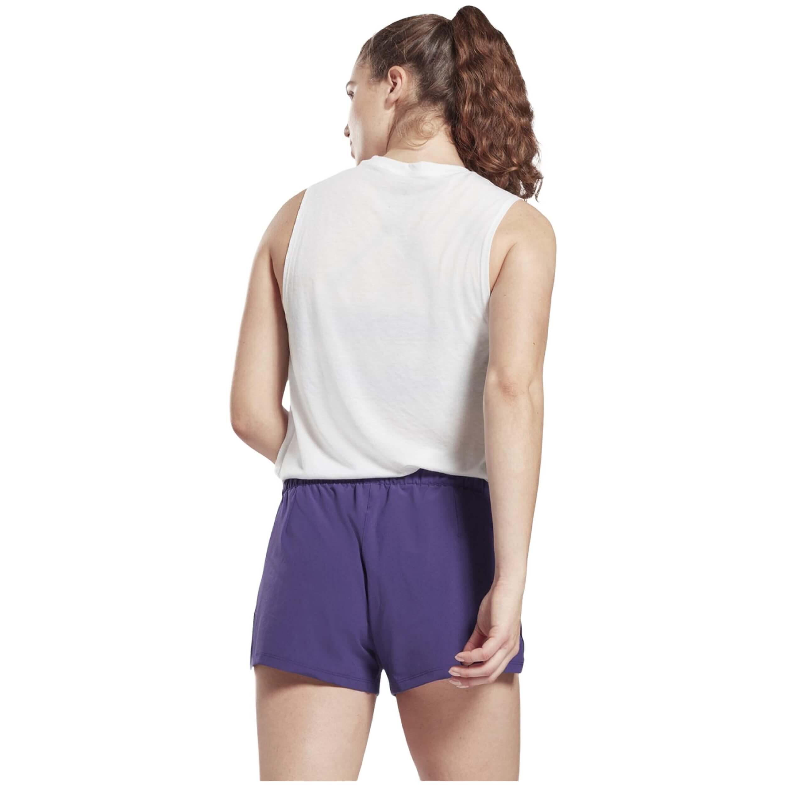 Camiseta sem mangas para Mulher Reebok Athelte Branco 5/5