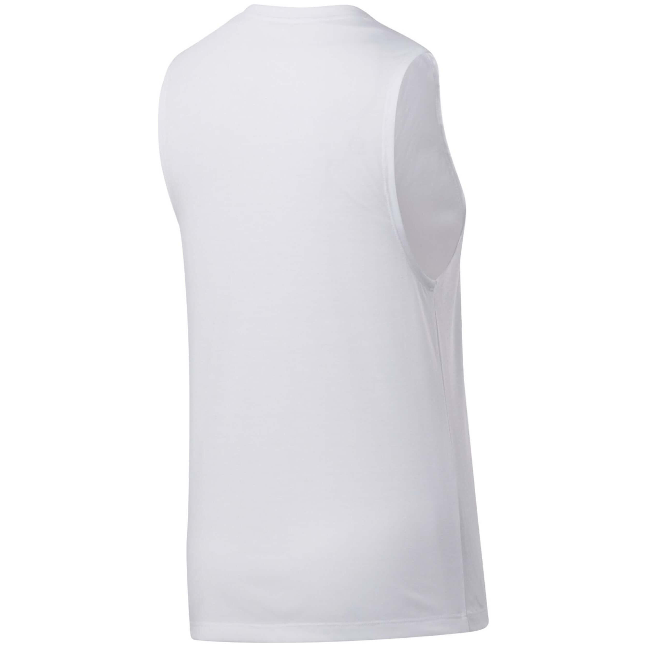 Camiseta sem mangas para Mulher Reebok Athelte Branco 3/5