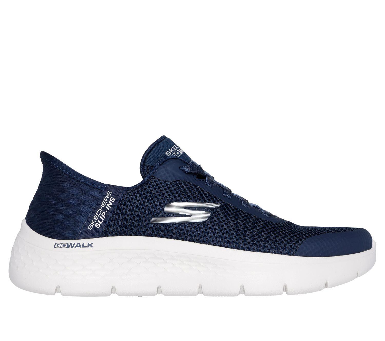 SKECHERS SLIP INS GO WALK Flex - Grand Entry Sneakers Damen blau 124836 NVW 5/7