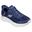 Ténis Skechers Modelo Slip-ins  Go Walk Flex Cor Azul