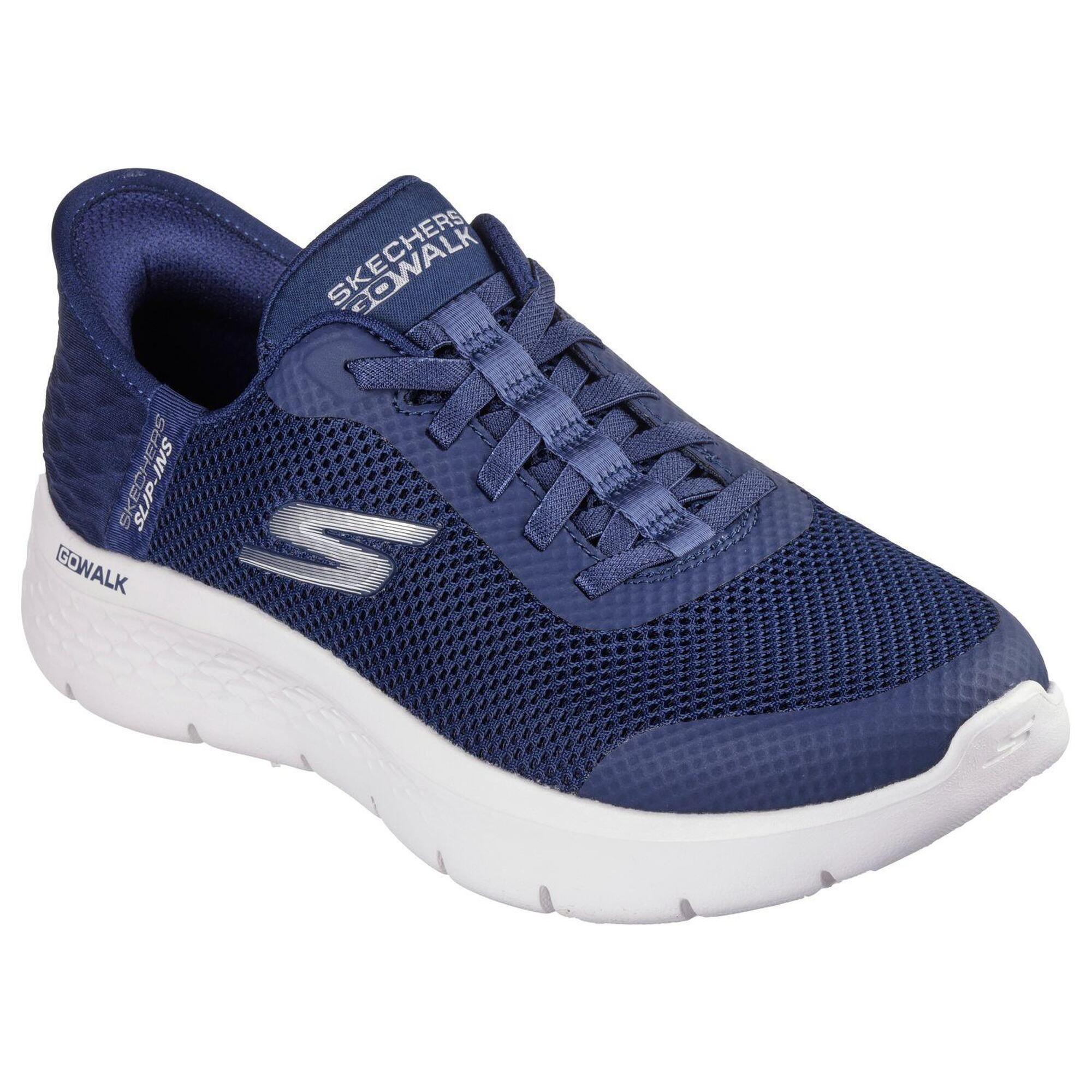 Skechers - Femmes Go Walk Flex Grand Entry Slip-on Bleu Marine / Blanc - Baskets - Blanc|bleu - Decathlon