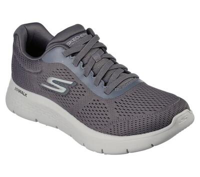Heren go walk flex remark slip-on grijs