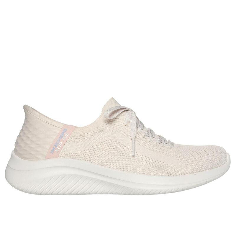 Pantofi Skechers Ultra Flex 3.0 bej femei