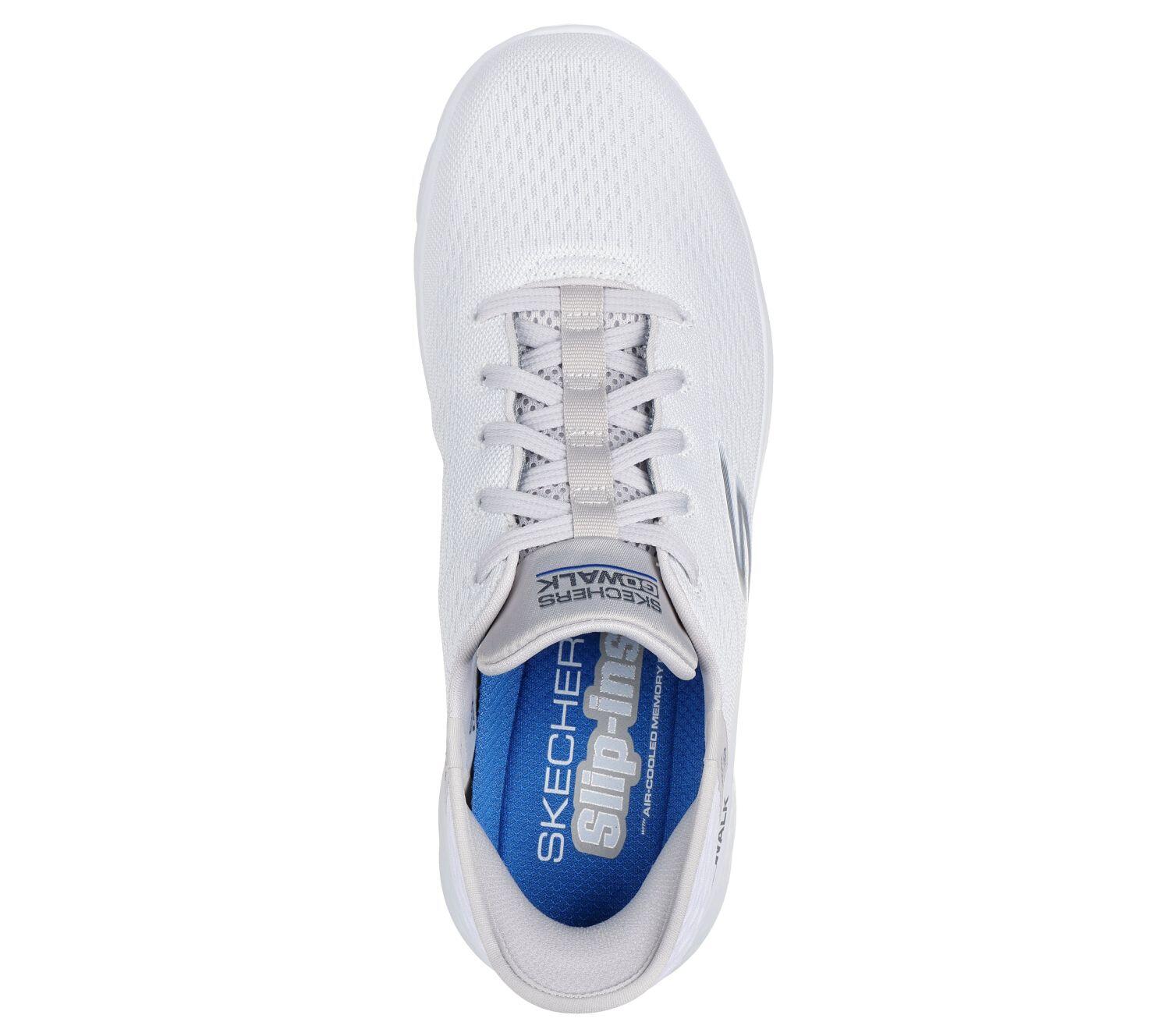 Herren GO WALK FLEX NEW WORLD Slip-On Weiß / Grau 2/5