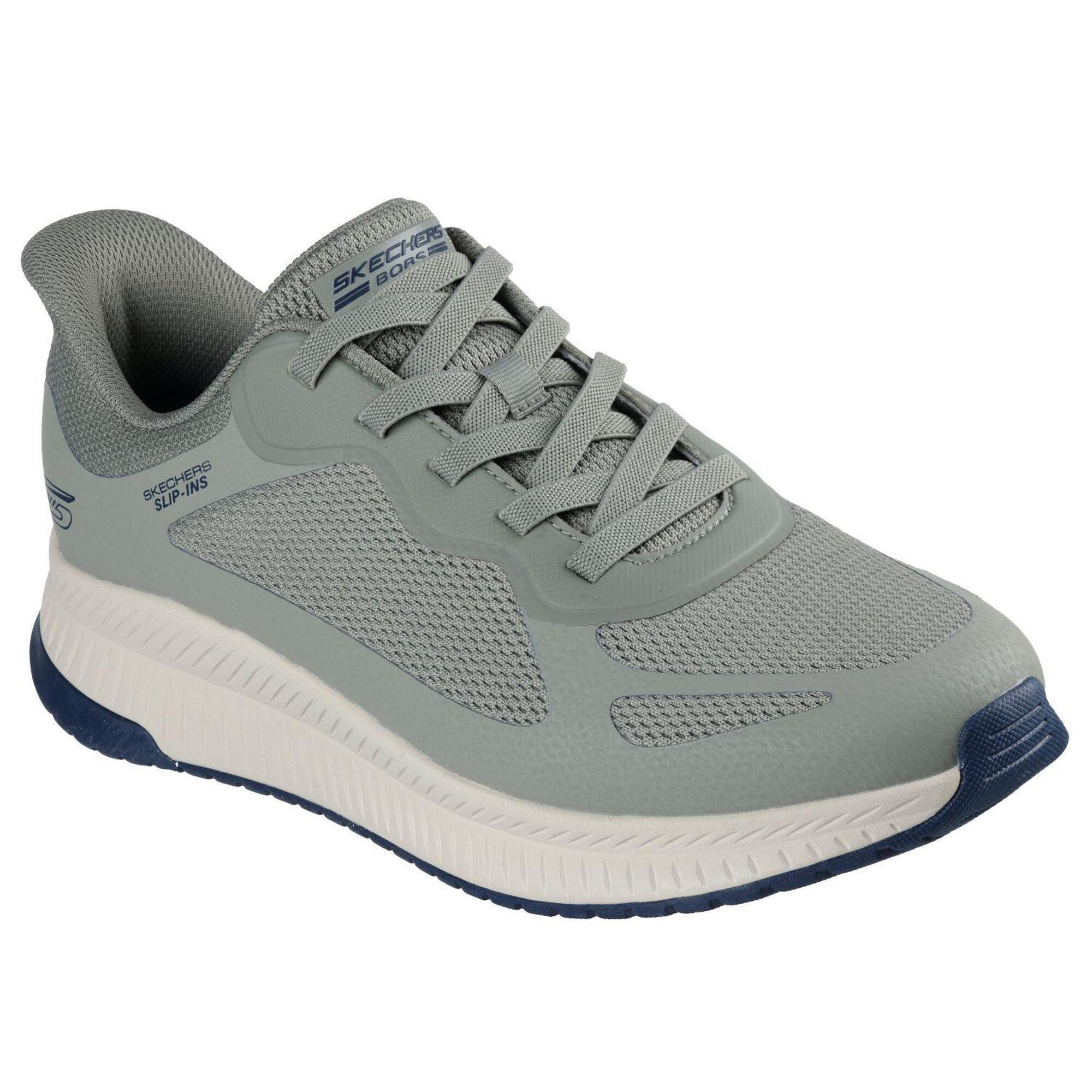 Skechers - Homme Bobs Squad 4 Slip-on Vert Olive - Baskets - 45 - Decathlon