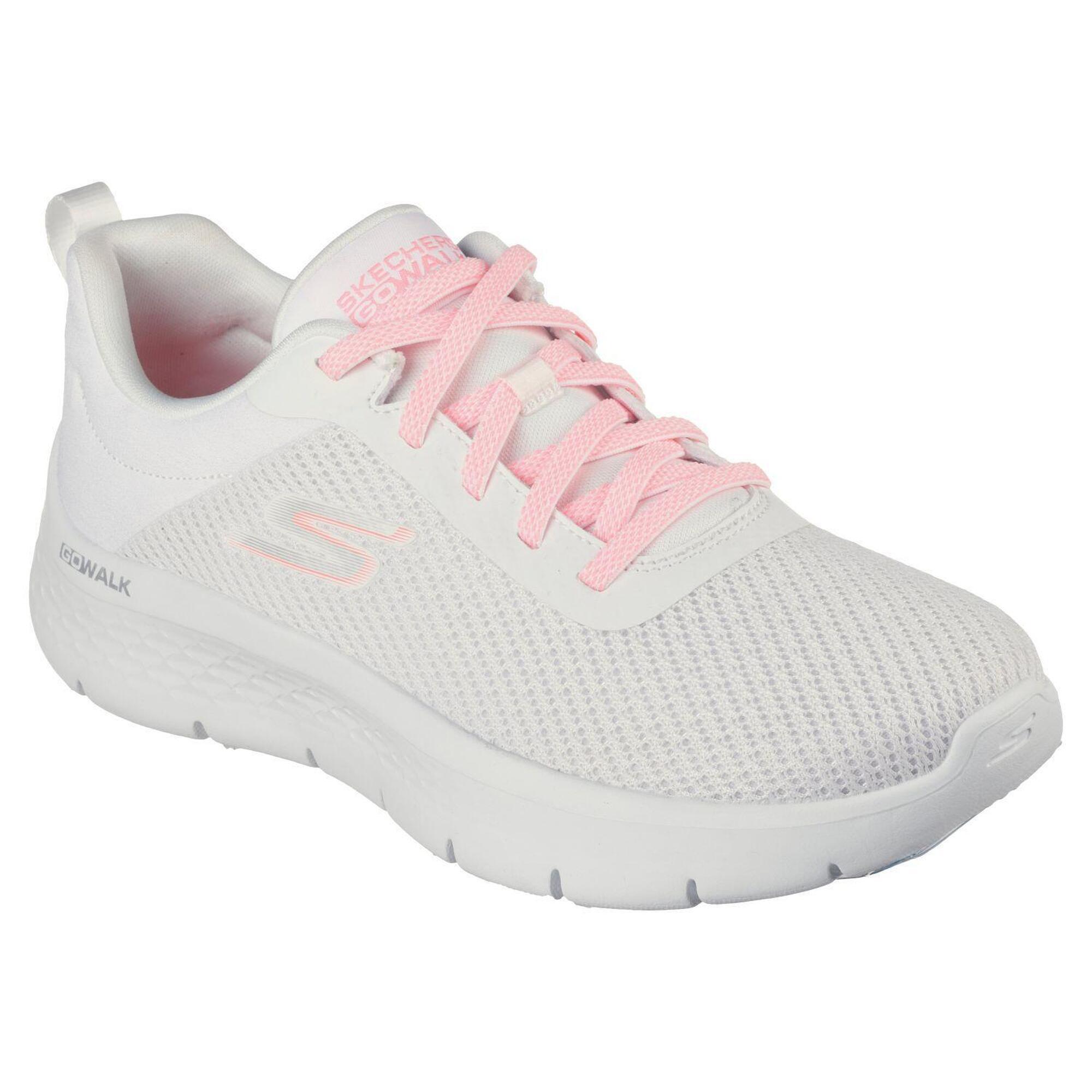 Skechers - Femme Go Walk Flex Alani Sneaker Blanc Rose - Chaussures De Sport - Blanc|rose - 37 - Decathlon