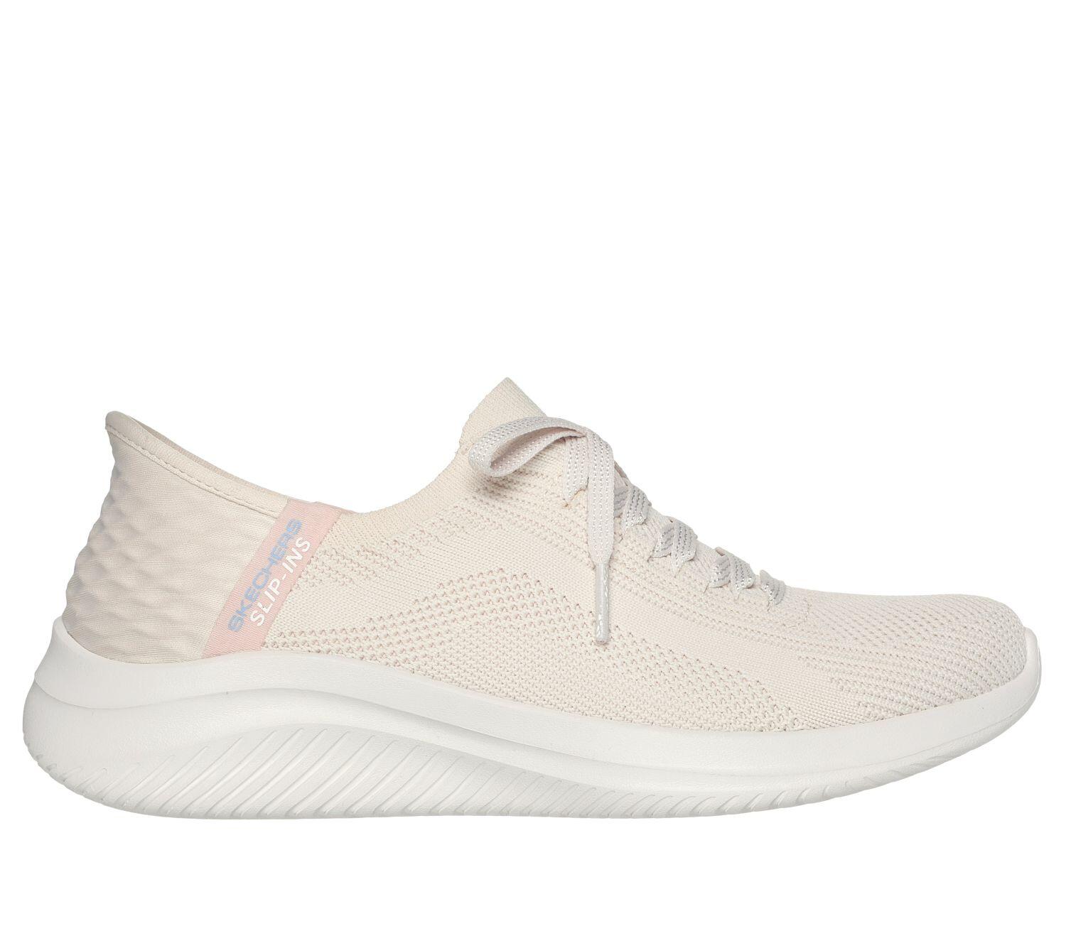Sapatilhas de Caminhada Mulher Skechers Natural sem Atacadores 5/7