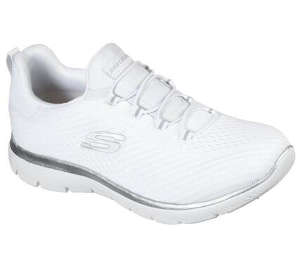 Damen SUMMITS FAST ATTRACTION Sneaker Weiß / Silber