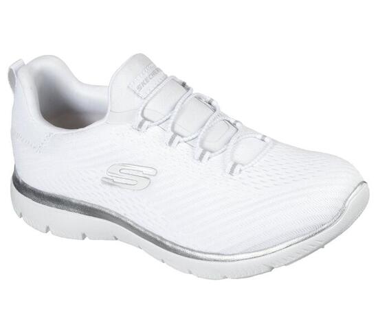 Damen SUMMITS FAST ATTRACTION Sneaker Weiß / Silber