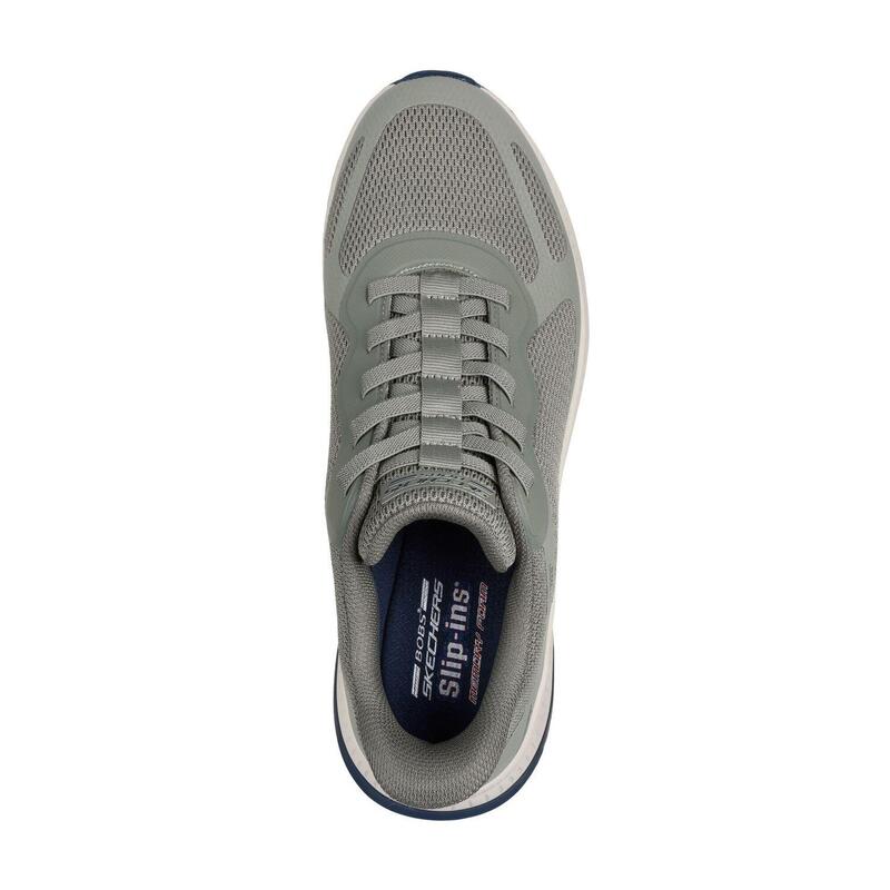 Pantofi sport barbati Skechers Bobs Squad 4, Gri