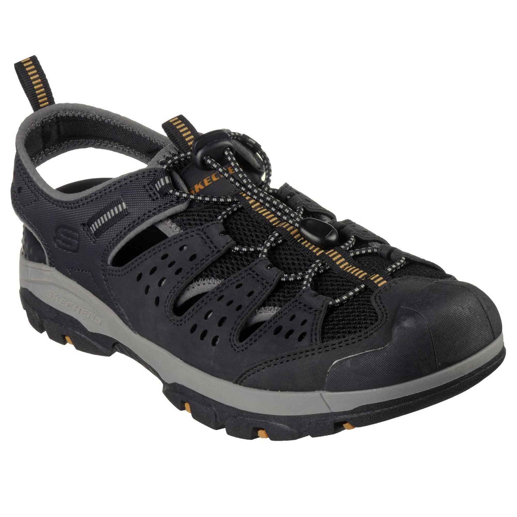 Skechers - Homme Tresmen Menard Sandales Noir - Chaussures De Sport - Noir - Decathlon