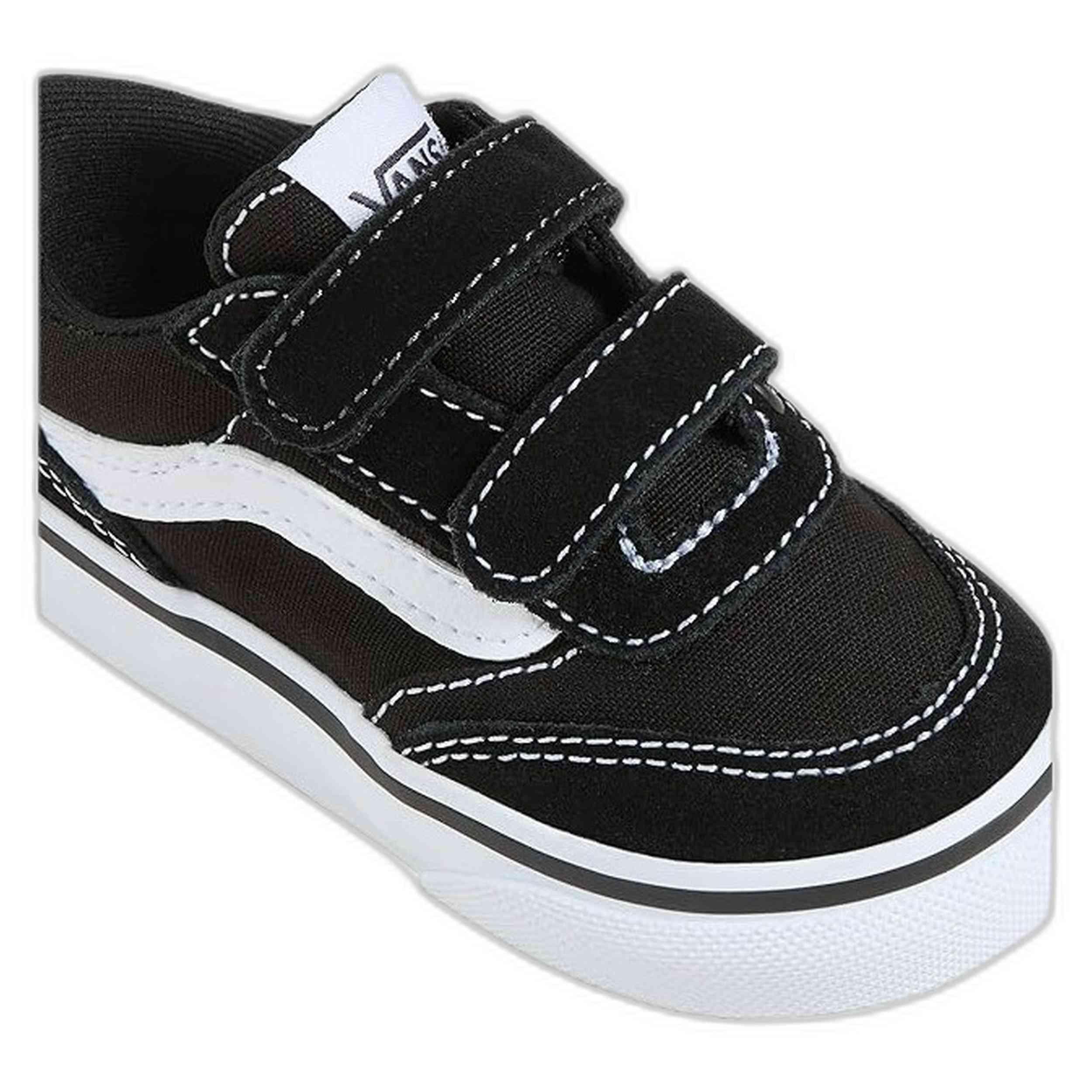 Vans Brooklyn Black Kid's Sneakers 3/4