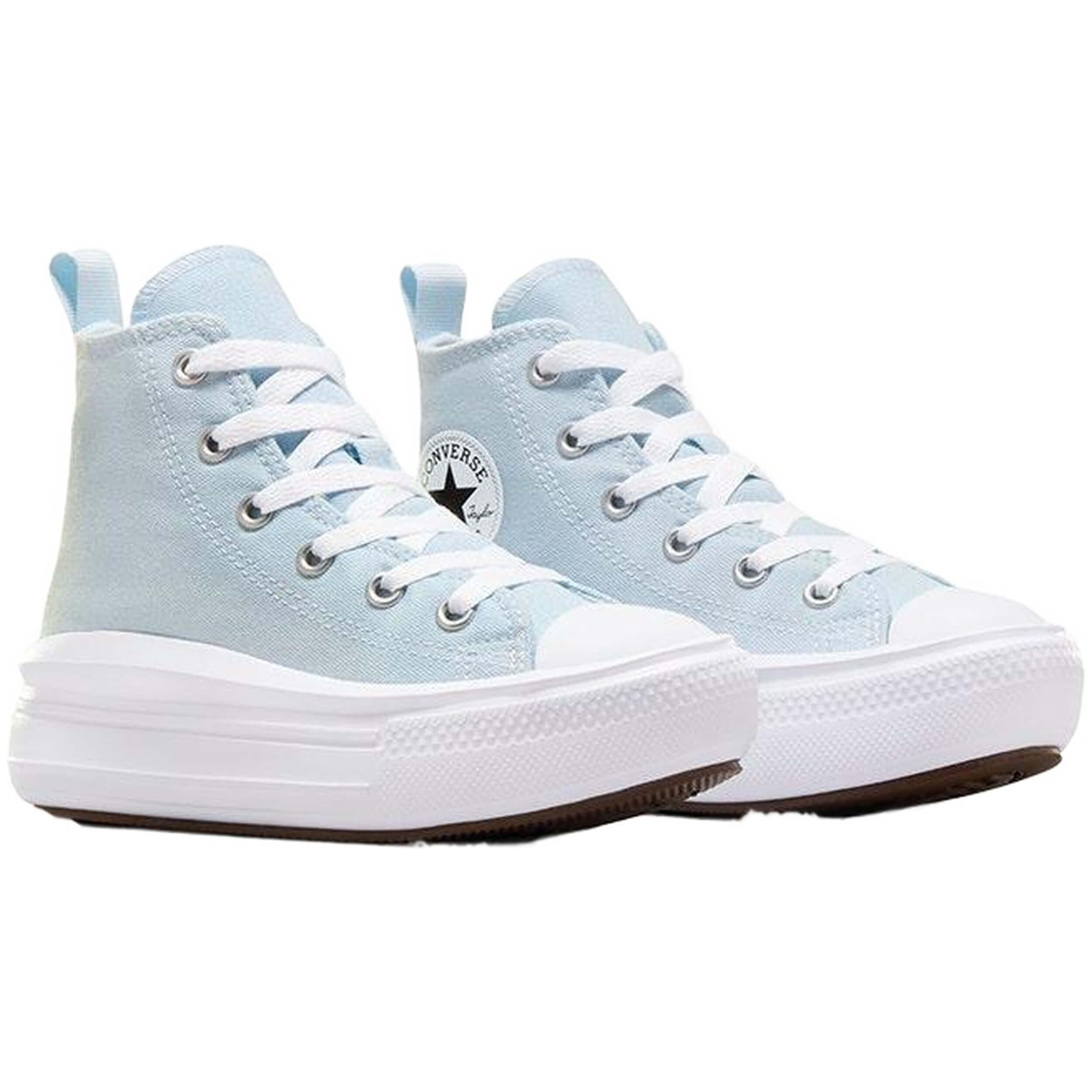Chaussures pour fille Converse Move haute toile ps Bleu 5/5