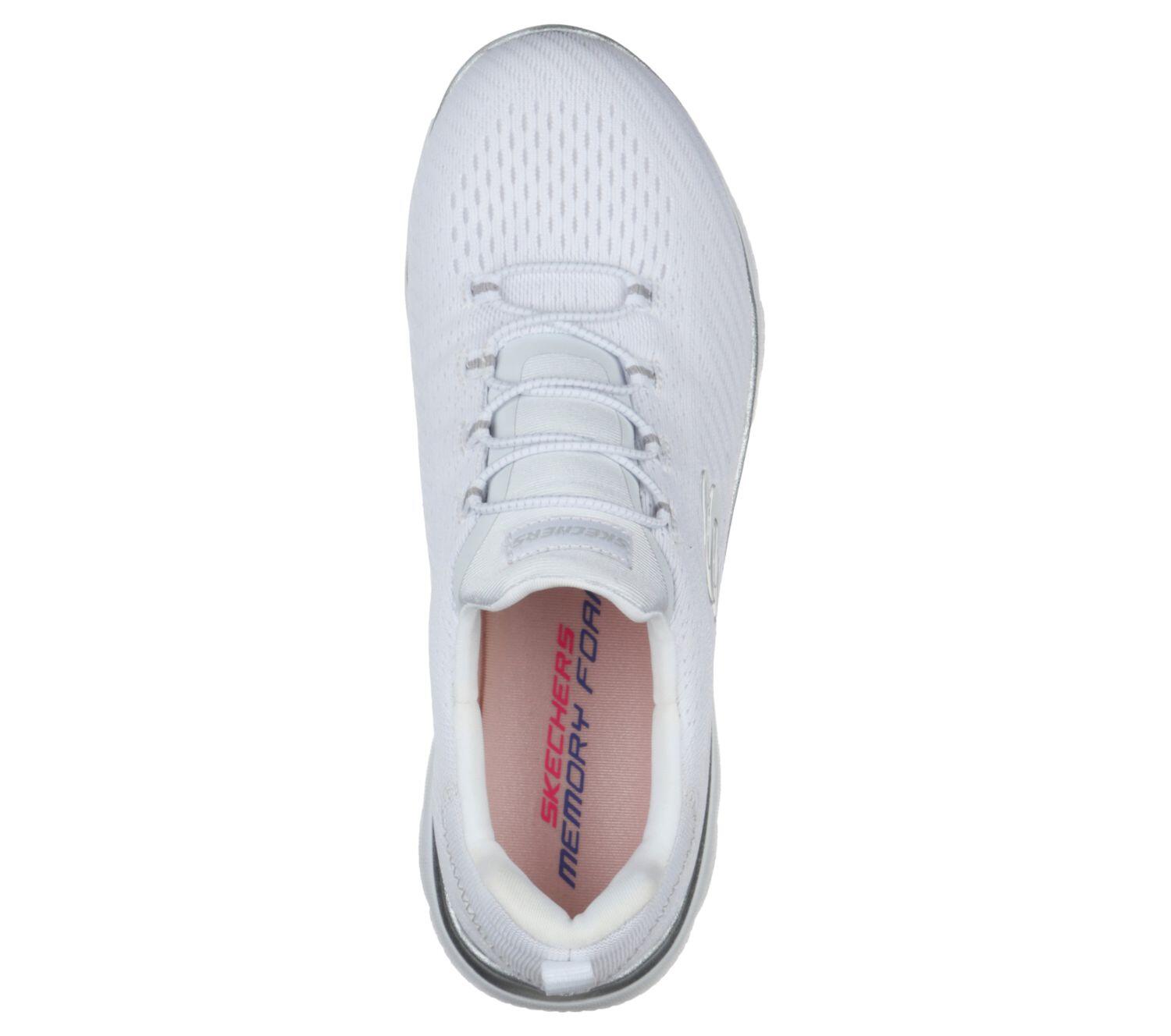 Damen SUMMITS FAST ATTRACTION Sneaker Weiß / Silber 2/6