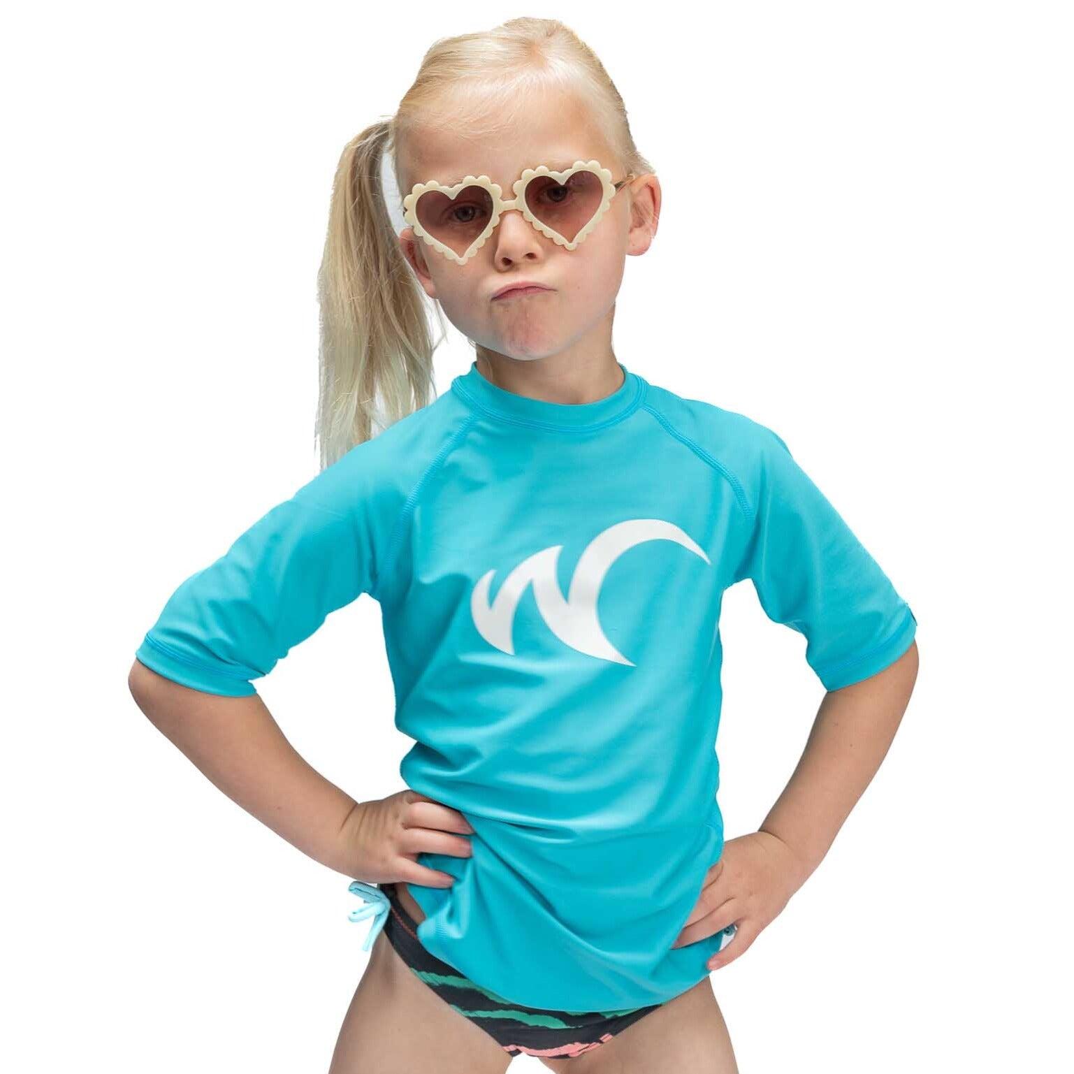 Watrflag - Valencia Rashguard Résistant Aux Uv - Kids - Chemise D’eau Upf50 - Rashguard - Bleu|vert - Decathlon