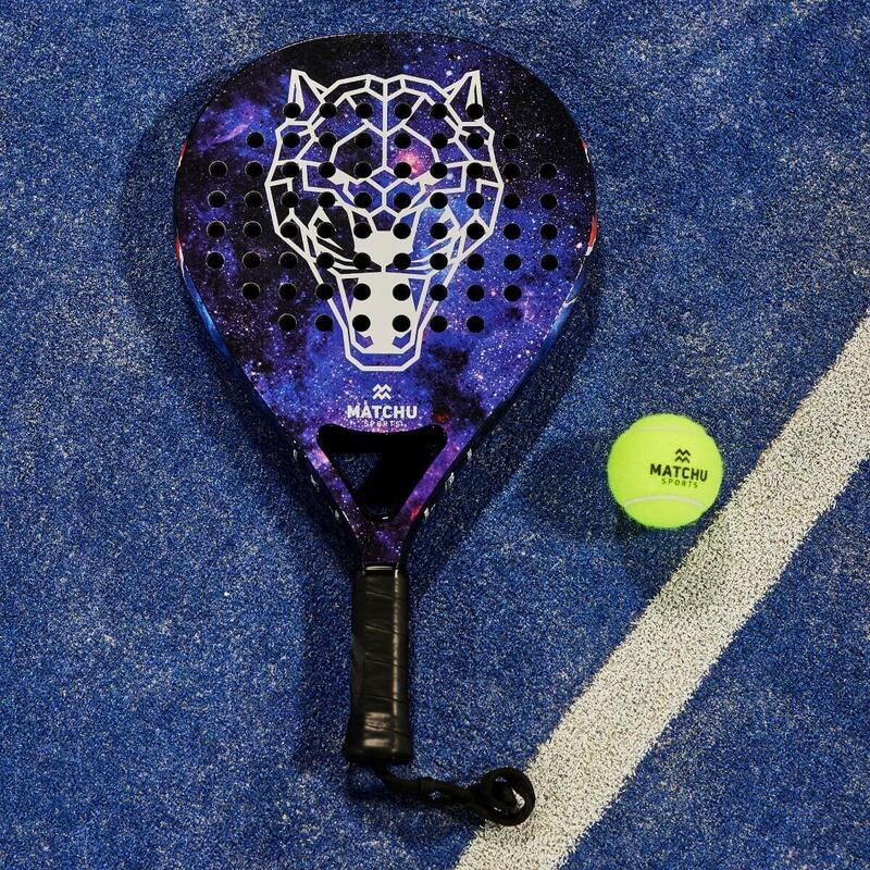 Raquette de padel Panther y compris housse - Forme diamant pour joueurs avancés