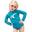Málaga Rashguard manga comprida UV resistente - Crianças-Camisola de água UPF50+