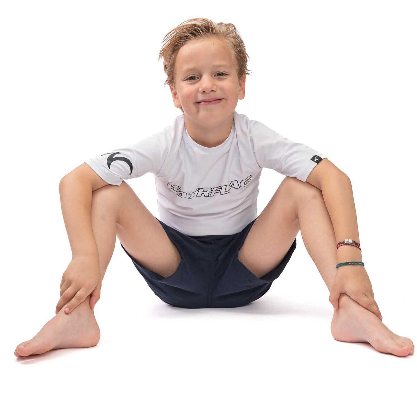 Watrflag - Valencia Rashguard Résistant Aux Uv - Kids - Chemise D’eau Upf50 - Rashguard - Blanc - Decathlon