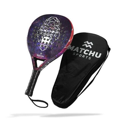 Raquette de padel Gorilla y compris housse - Forme goutte d'eau pour polyvalents