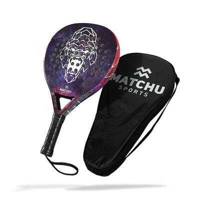 Padel racket gorilla inclusief draagtas - traanvorm voor allrounders