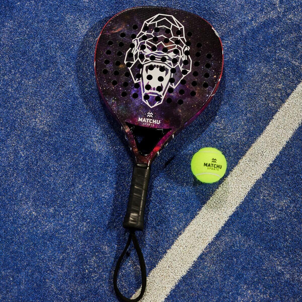 Padel racket Gorilla inclusief draagtas - traanvorm voor allrounders 3/7