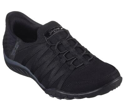 Dames breathe-easy roll-with-me slip-on zwart