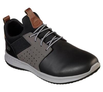 Heren delson axton sneaker zwart / grijs
