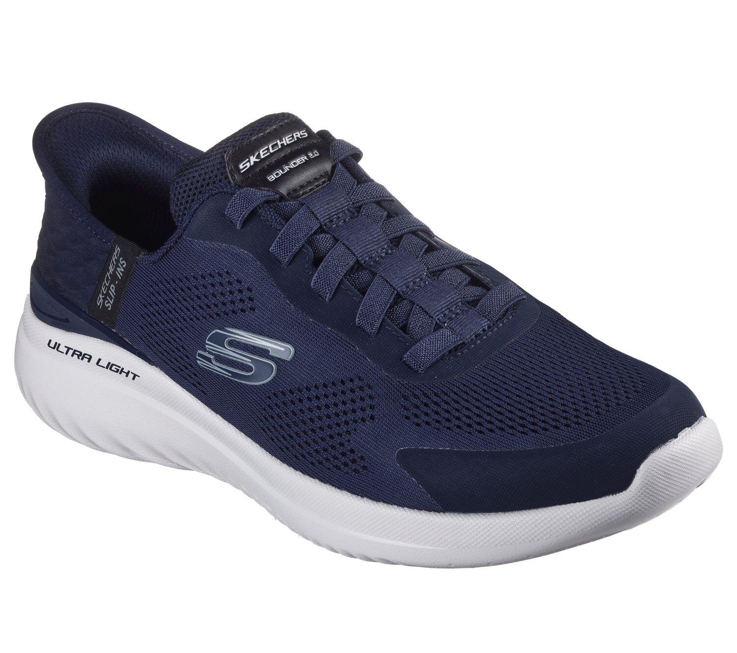SKECHERS Heren BOUNDER 2.0 EMERGED Slip-On Marineblauw