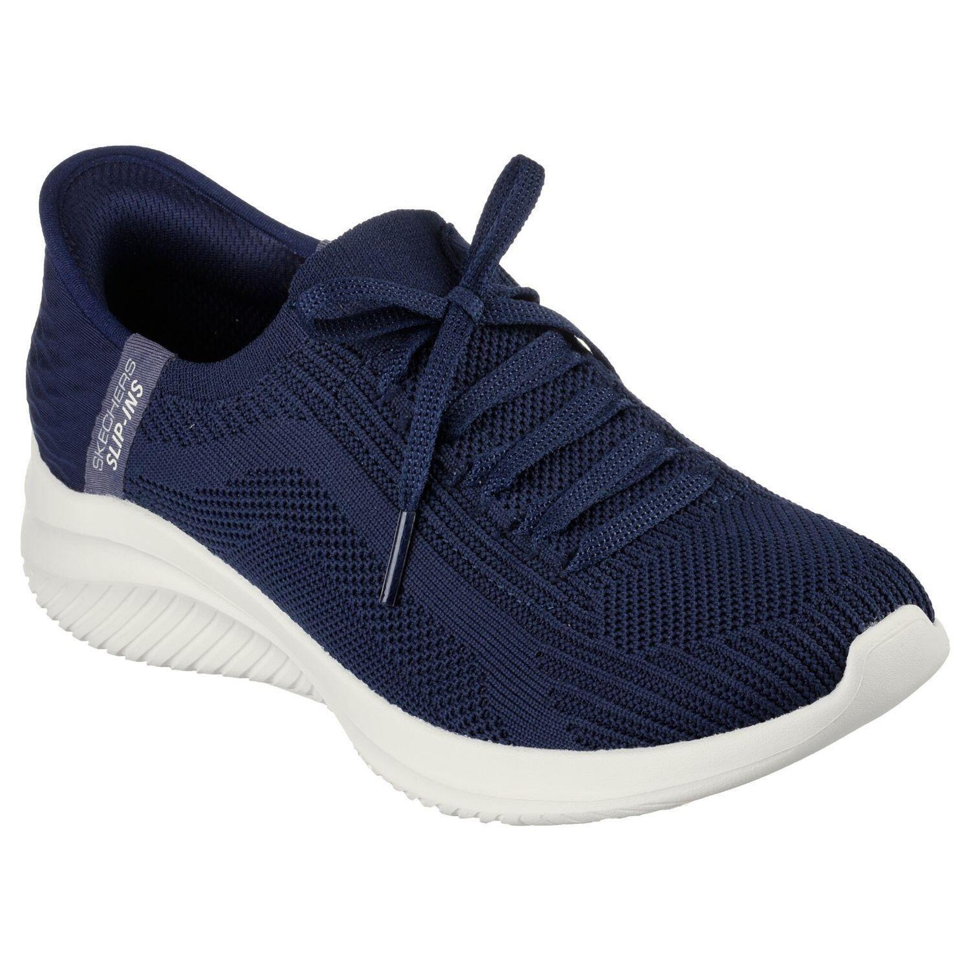 Skechers - Femme Ultra Flex 3.0 Brilliant Path Slip-on Bleu Marine - Chaussures De Sport - Bleu - 35 - Decathlon