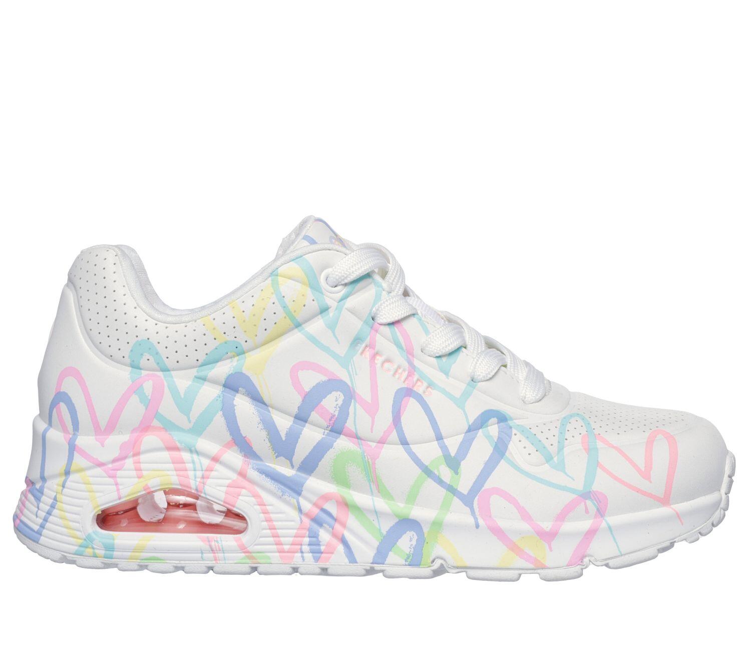 Donna UNO SPREAD THE LOVE Sneaker Bianco / Multicolore 5/5