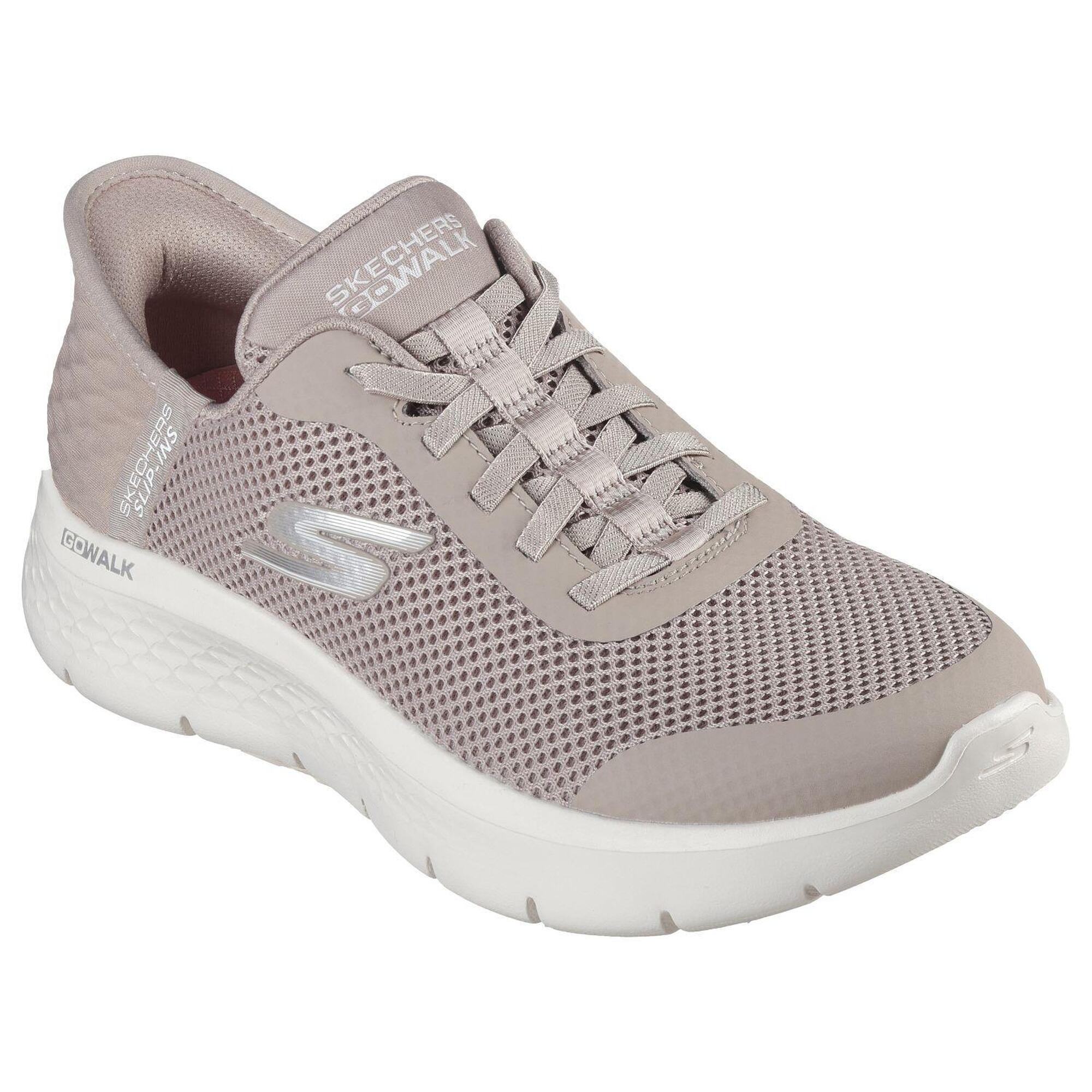 Skechers - Femme Go Walk Flex Grand Entry Slip-on Taupe - Chaussures De Sport - Marron - 40,5 - Decathlon