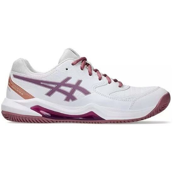 Zapatillas Asics Gel Dedicate 8 Padel Blanco Dark Ube Mujer