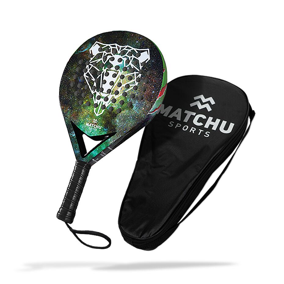 Padel racket Bear inclusief draagtas - Ronde vorm voor controle 1/7